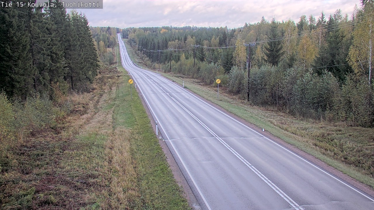 Weather Camera Image Road 15 Kouvola, Tuohikotti, Kouvola, Kymenlaakso
