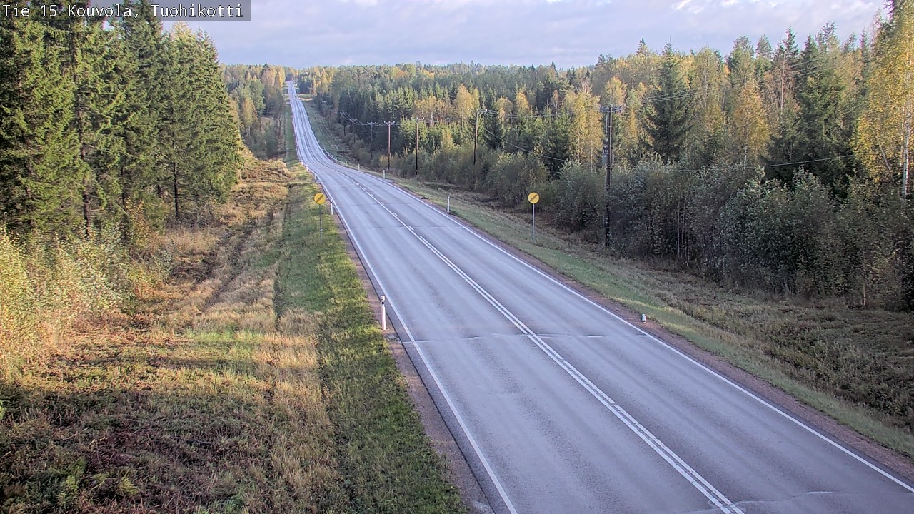 Weather Camera Image Road 15 Kouvola, Tuohikotti, Kouvola, Kymenlaakso