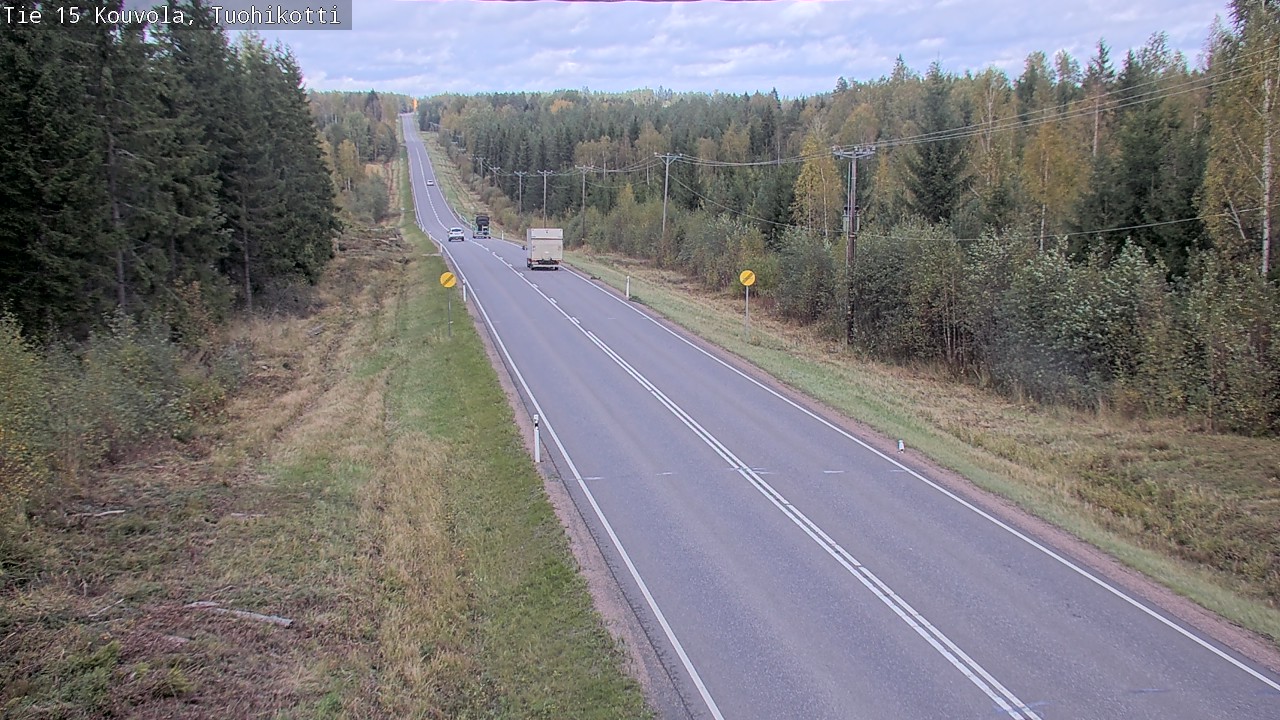 Weather Camera Image Road 15 Kouvola, Tuohikotti, Kouvola, Kymenlaakso