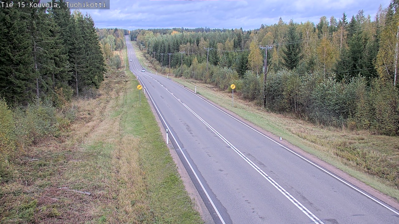 Weather Camera Image Road 15 Kouvola, Tuohikotti, Kouvola, Kymenlaakso