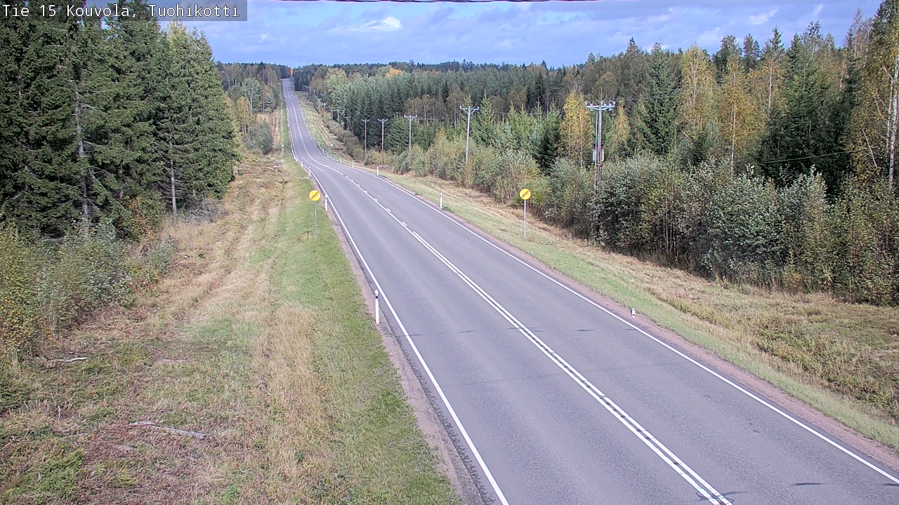 Weather Camera Image Road 15 Kouvola, Tuohikotti, Kouvola, Kymenlaakso