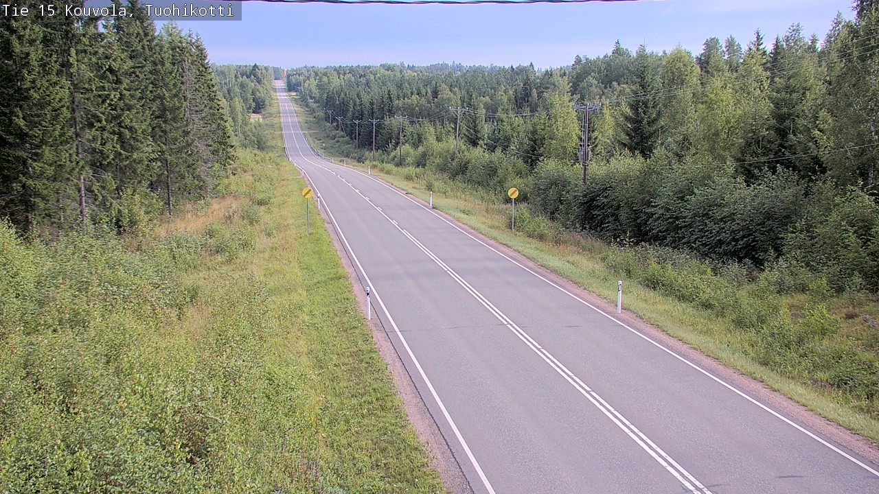 Weather Camera Image Väg 15 Kouvola, Tuohikotti, Kouvola, Kymenlaakso