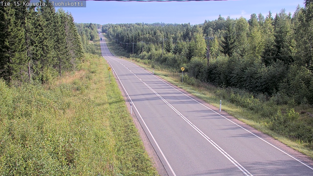Weather Camera Image Väg 15 Kouvola, Tuohikotti, Kouvola, Kymenlaakso