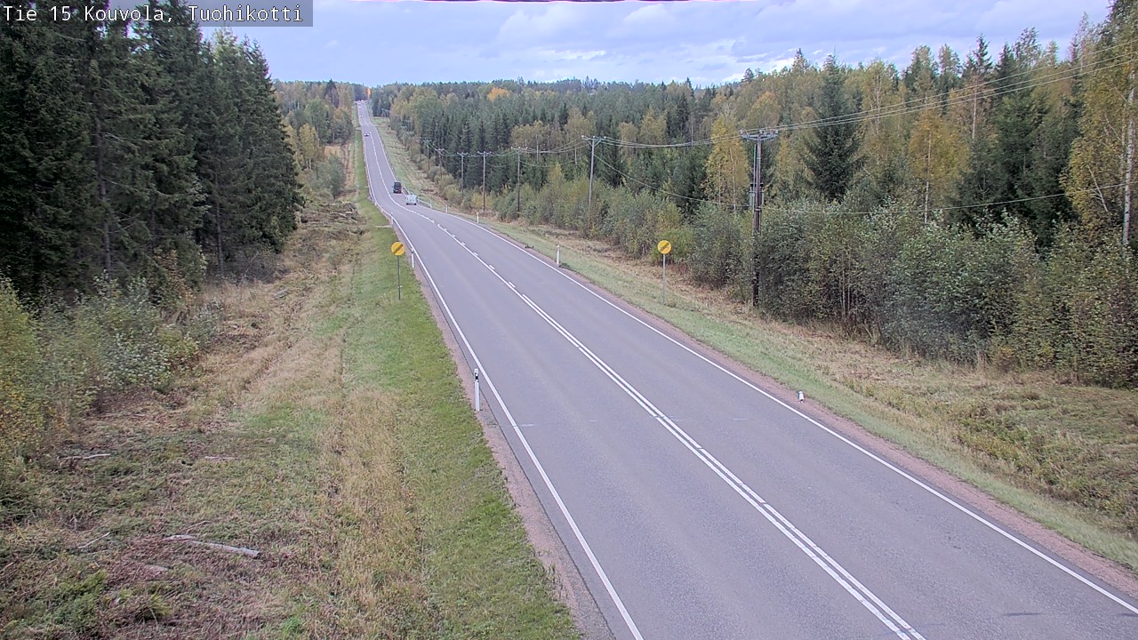 Weather Camera Image Road 15 Kouvola, Tuohikotti, Kouvola, Kymenlaakso