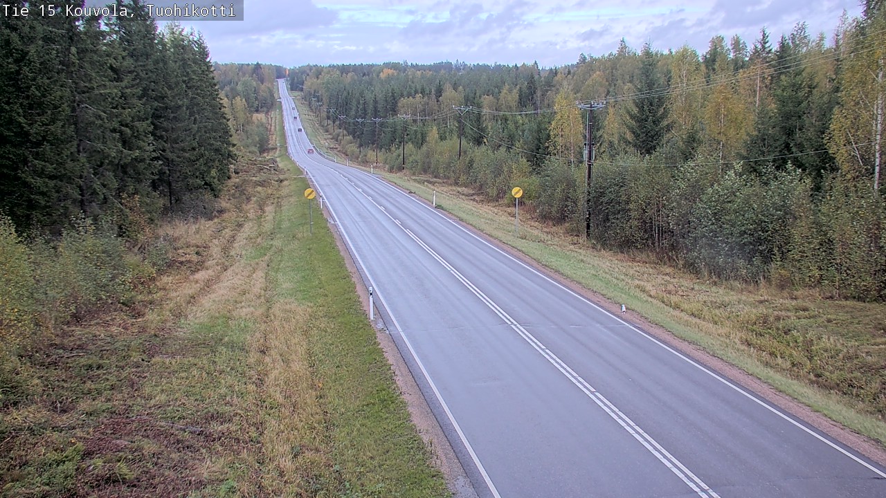 Weather Camera Image Road 15 Kouvola, Tuohikotti, Kouvola, Kymenlaakso