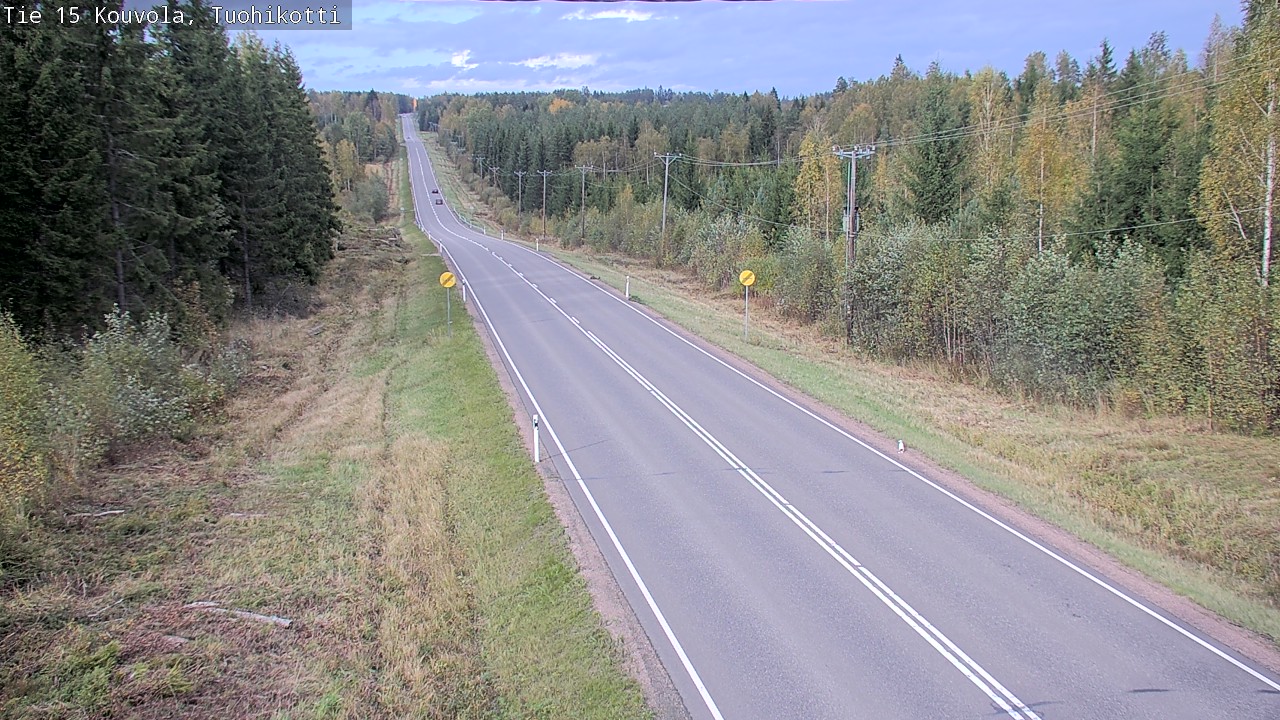 Weather Camera Image Road 15 Kouvola, Tuohikotti, Kouvola, Kymenlaakso