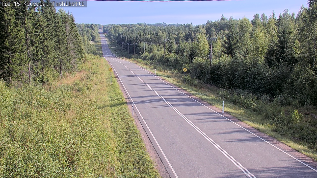 Weather Camera Image Väg 15 Kouvola, Tuohikotti, Kouvola, Kymenlaakso
