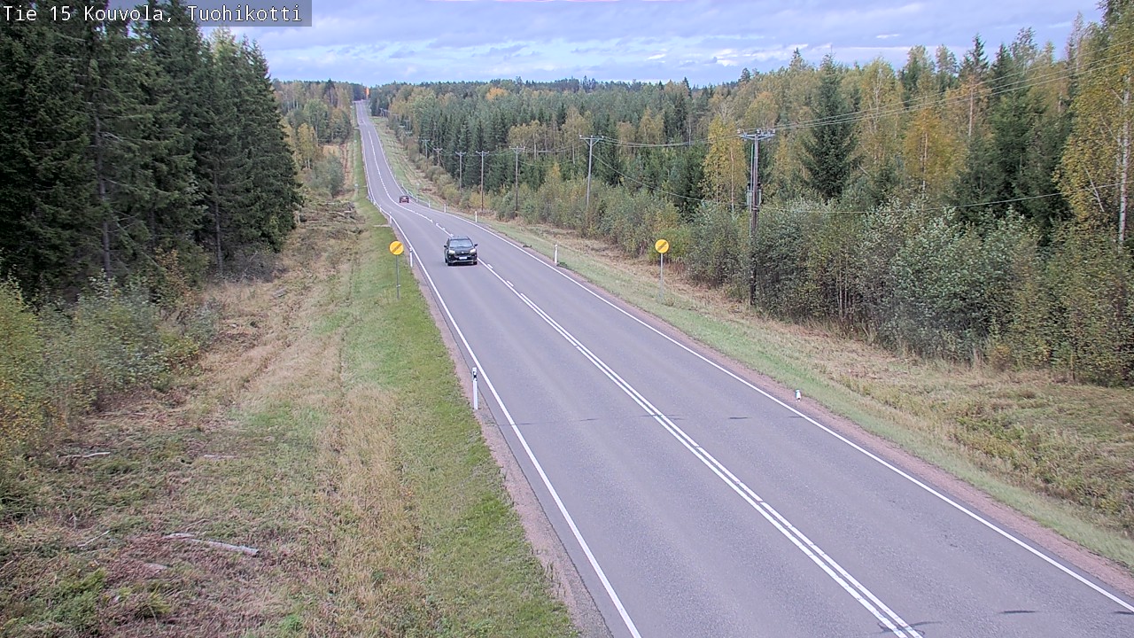 Weather Camera Image Road 15 Kouvola, Tuohikotti, Kouvola, Kymenlaakso