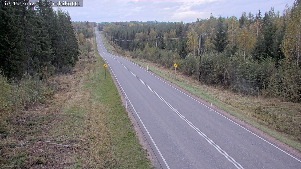 Weather Camera Image Road 15 Kouvola, Tuohikotti, Kouvola, Kymenlaakso