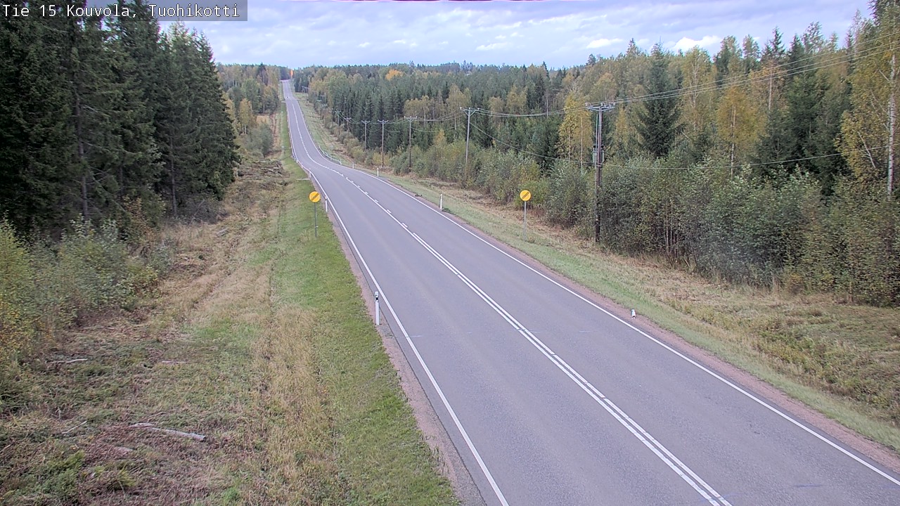 Weather Camera Image Road 15 Kouvola, Tuohikotti, Kouvola, Kymenlaakso