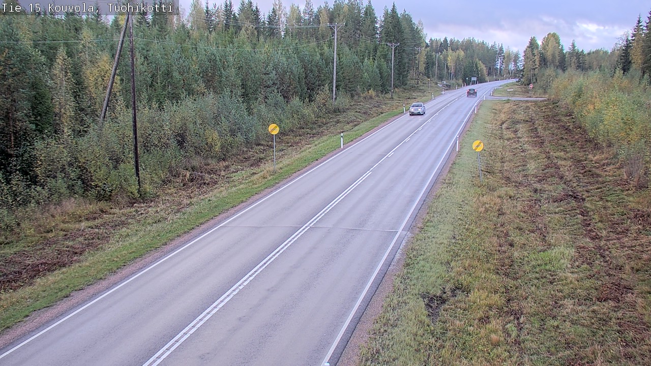 Weather Camera Image Väg 15 Kouvola, Tuohikotti, Kouvola, Kymenlaakso
