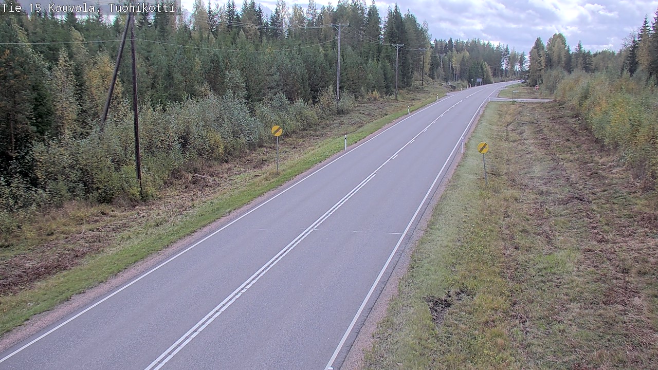 Weather Camera Image Väg 15 Kouvola, Tuohikotti, Kouvola, Kymenlaakso