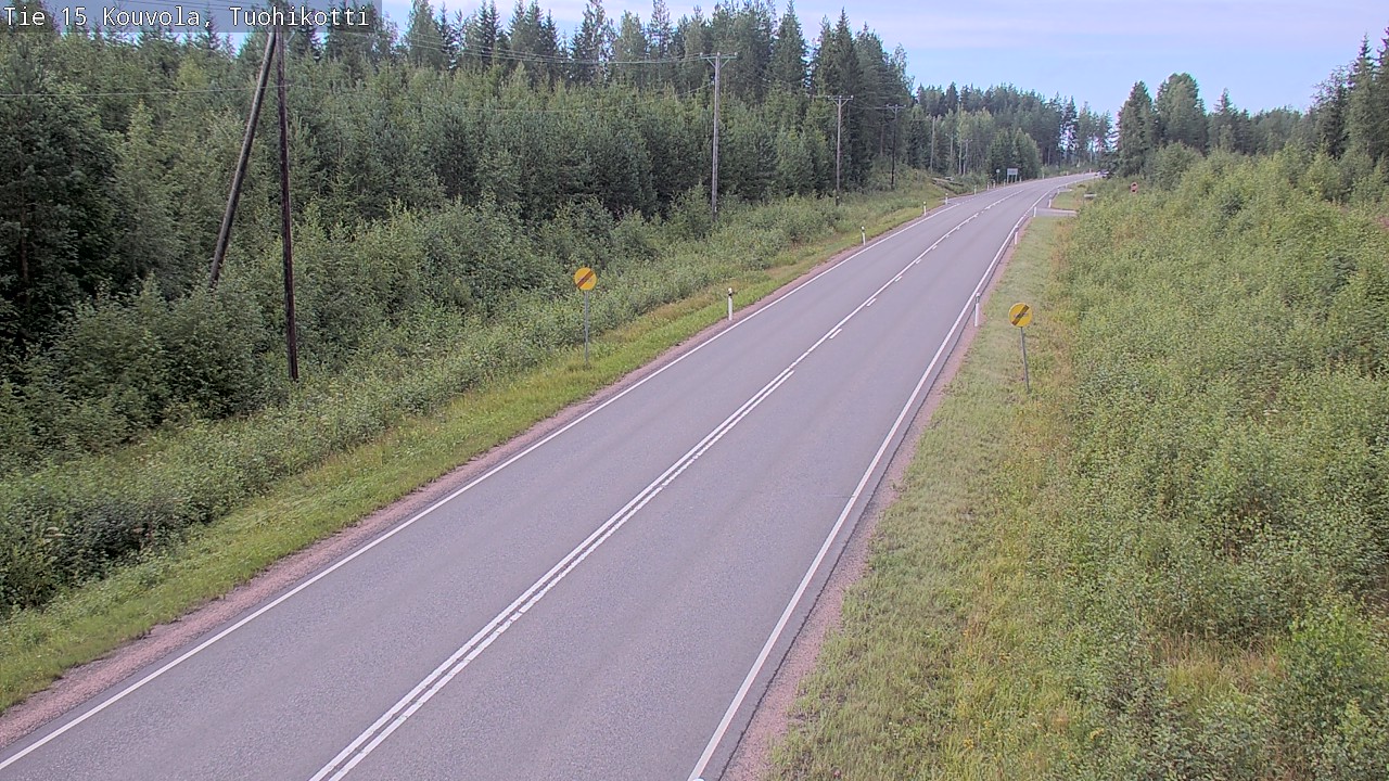 Weather Camera Image Väg 15 Kouvola, Tuohikotti, Kouvola, Kymenlaakso