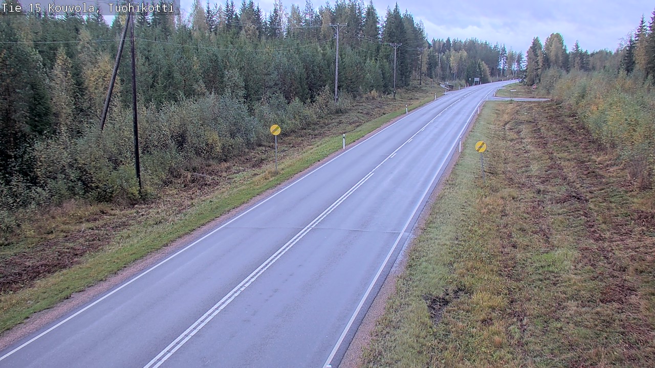 Weather Camera Image Väg 15 Kouvola, Tuohikotti, Kouvola, Kymenlaakso