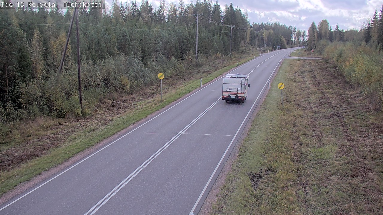 Weather Camera Image Road 15 Kouvola, Tuohikotti, Kouvola, Kymenlaakso