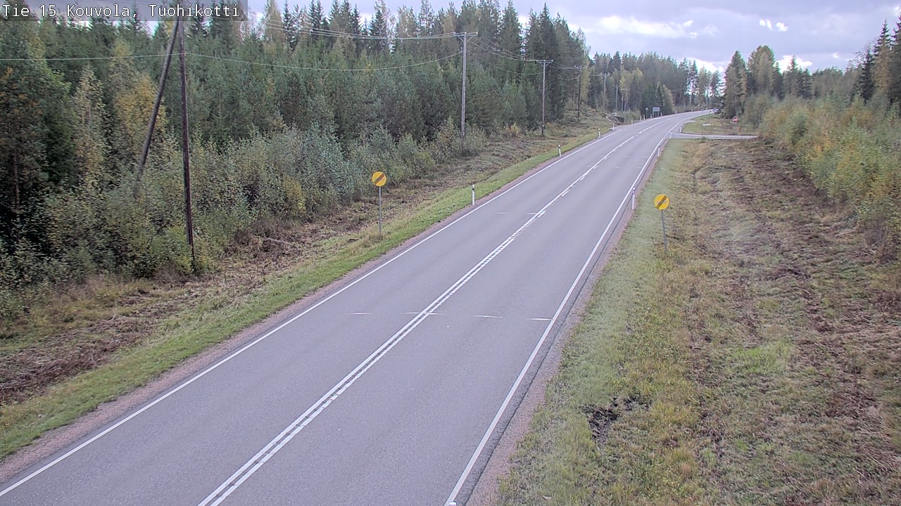 Weather Camera Image Väg 15 Kouvola, Tuohikotti, Kouvola, Kymenlaakso