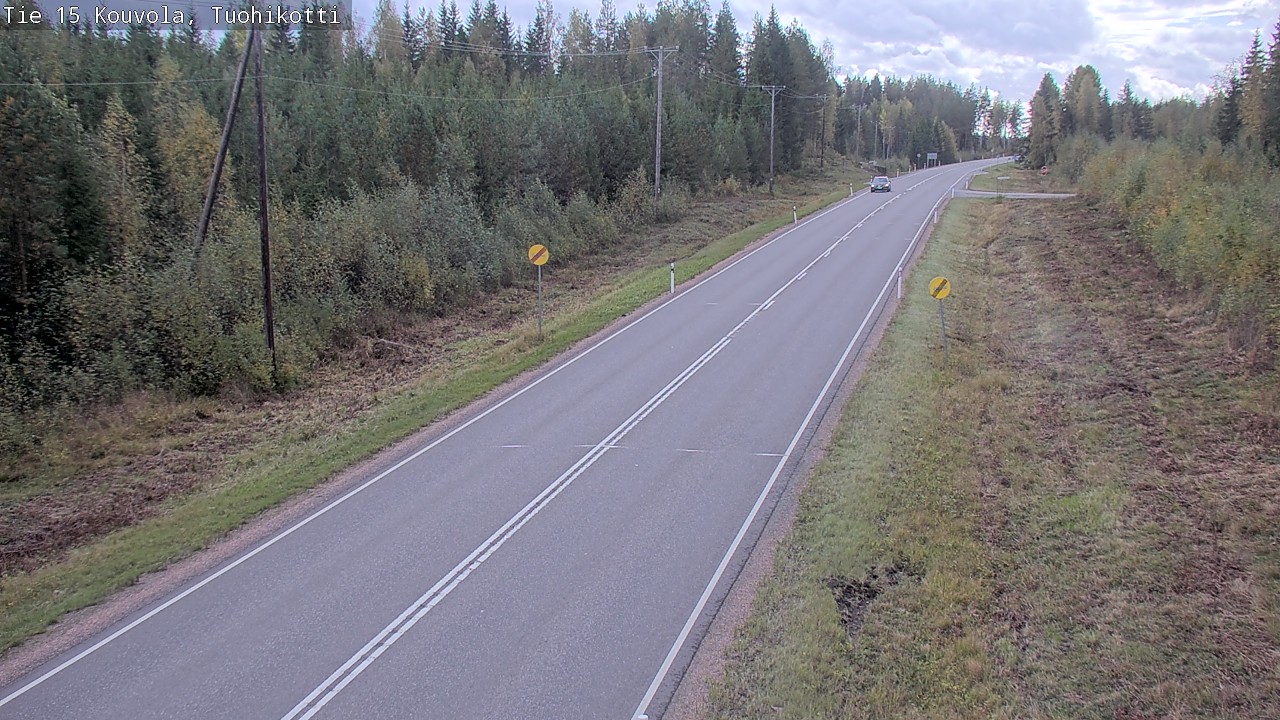 Weather Camera Image Väg 15 Kouvola, Tuohikotti, Kouvola, Kymenlaakso