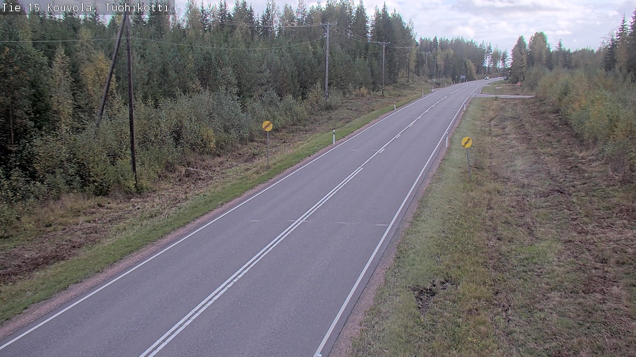 Weather Camera Image Väg 15 Kouvola, Tuohikotti, Kouvola, Kymenlaakso