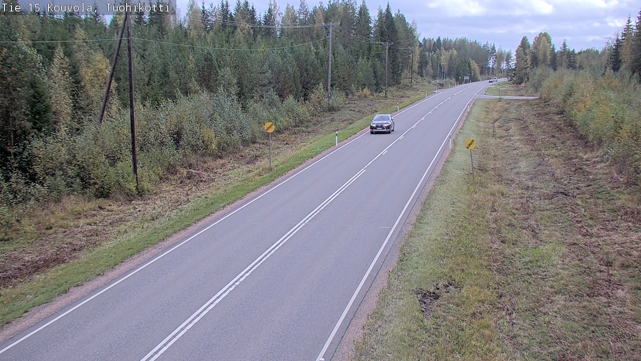 Weather Camera Image Väg 15 Kouvola, Tuohikotti, Kouvola, Kymenlaakso