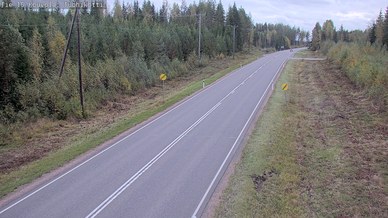 Weather Camera Image Väg 15 Kouvola, Tuohikotti, Kouvola, Kymenlaakso