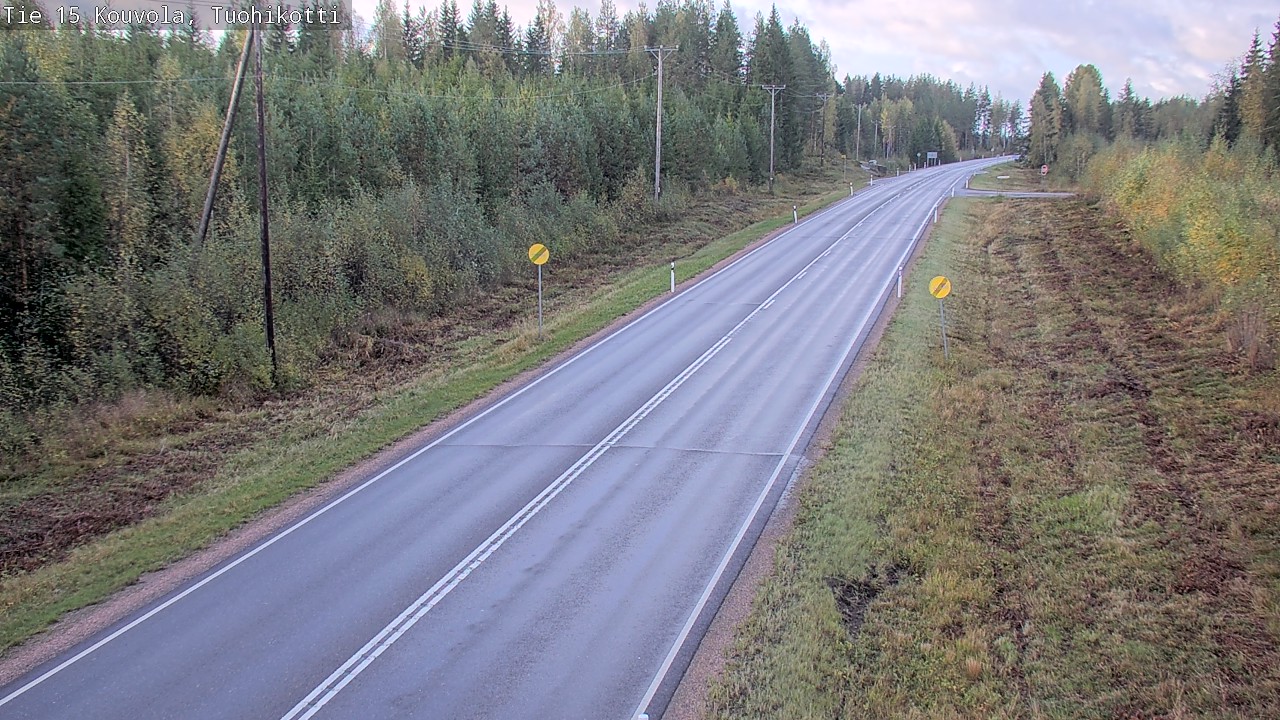 Weather Camera Image Väg 15 Kouvola, Tuohikotti, Kouvola, Kymenlaakso
