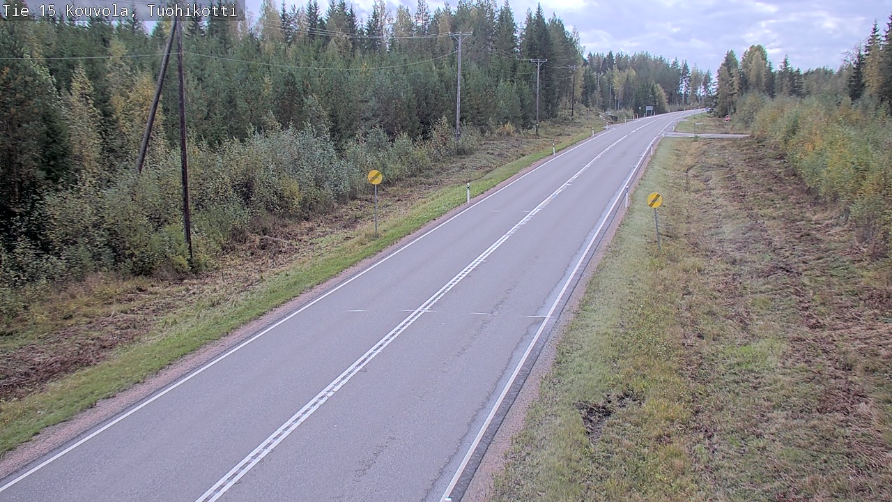 Weather Camera Image Väg 15 Kouvola, Tuohikotti, Kouvola, Kymenlaakso