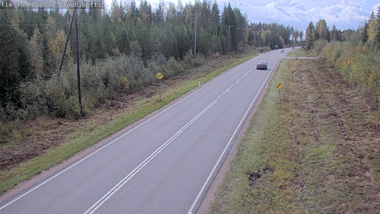 Weather Camera Image Road 15 Kouvola, Tuohikotti, Kouvola, Kymenlaakso