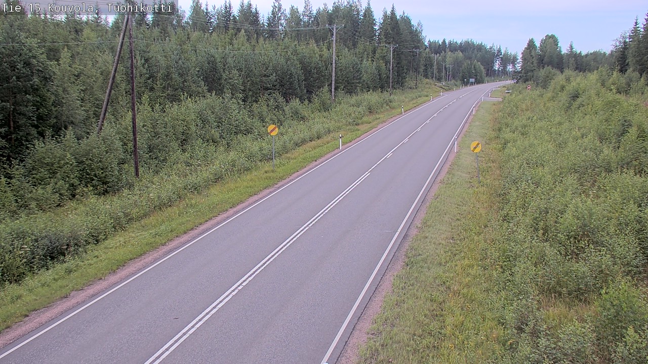 Weather Camera Image Väg 15 Kouvola, Tuohikotti, Kouvola, Kymenlaakso