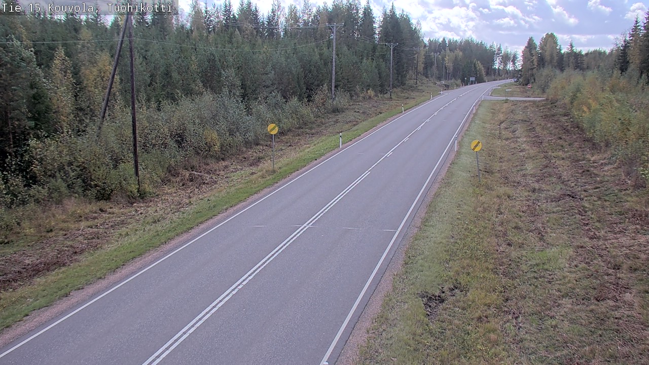 Weather Camera Image Road 15 Kouvola, Tuohikotti, Kouvola, Kymenlaakso