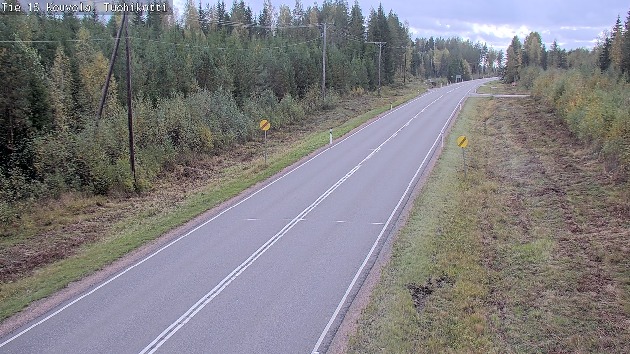 Weather Camera Image Väg 15 Kouvola, Tuohikotti, Kouvola, Kymenlaakso