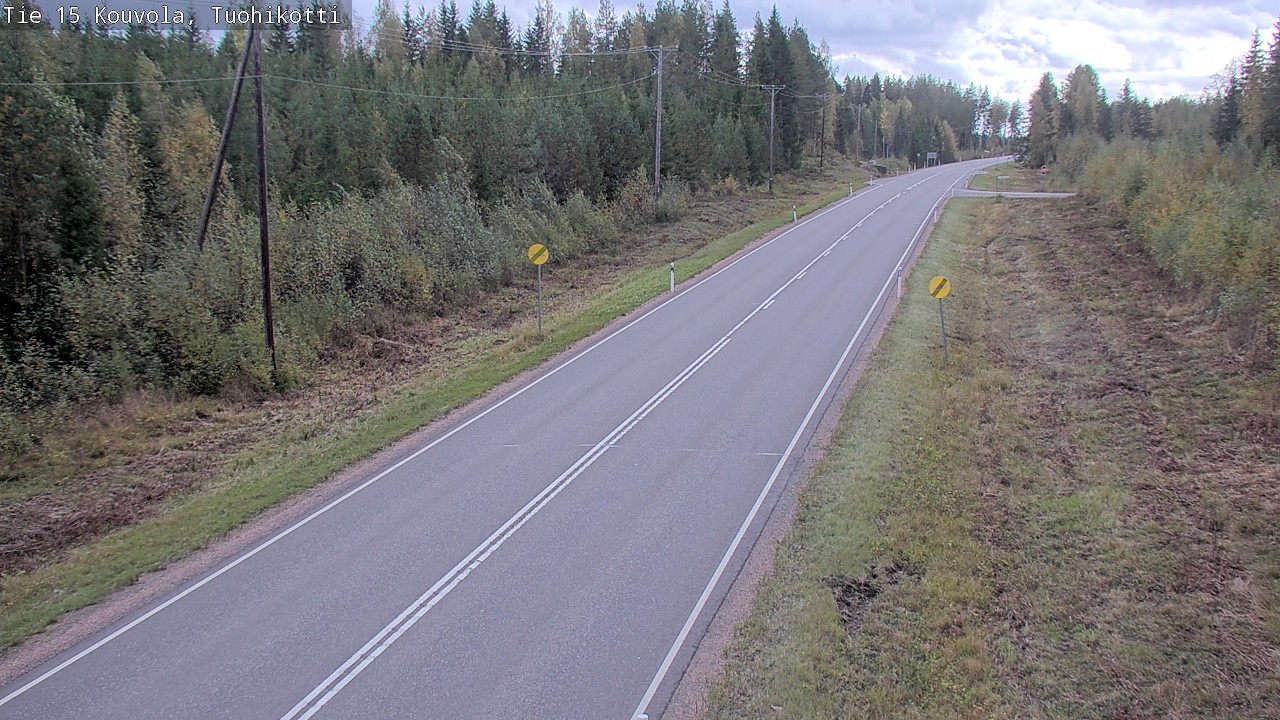 Weather Camera Image Väg 15 Kouvola, Tuohikotti, Kouvola, Kymenlaakso