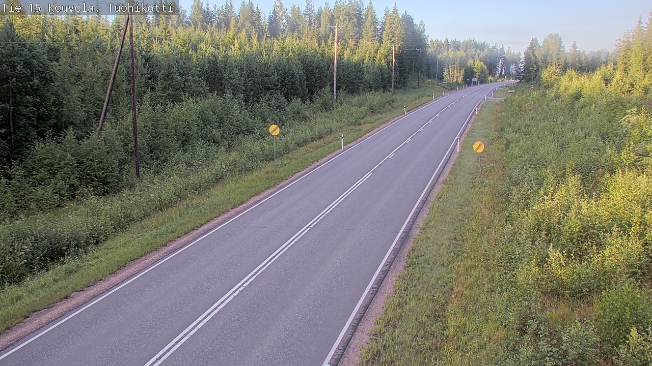 Weather Camera Image Väg 15 Kouvola, Tuohikotti, Kouvola, Kymenlaakso