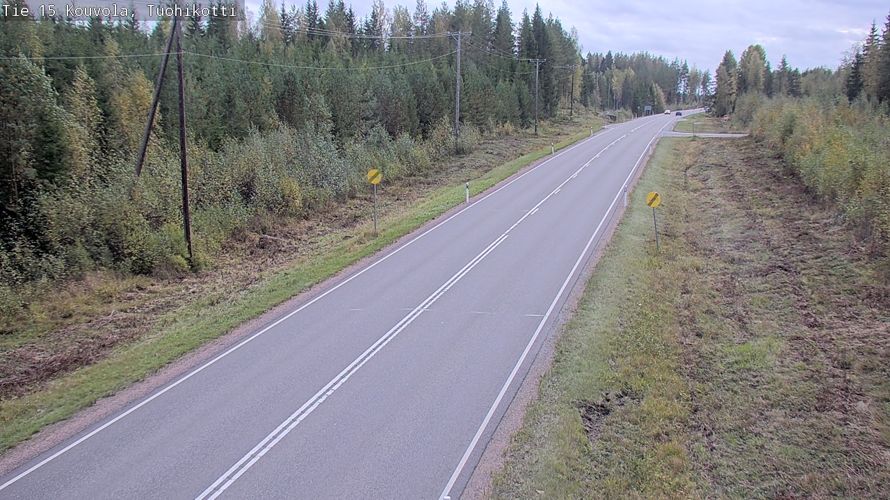 Weather Camera Image Väg 15 Kouvola, Tuohikotti, Kouvola, Kymenlaakso