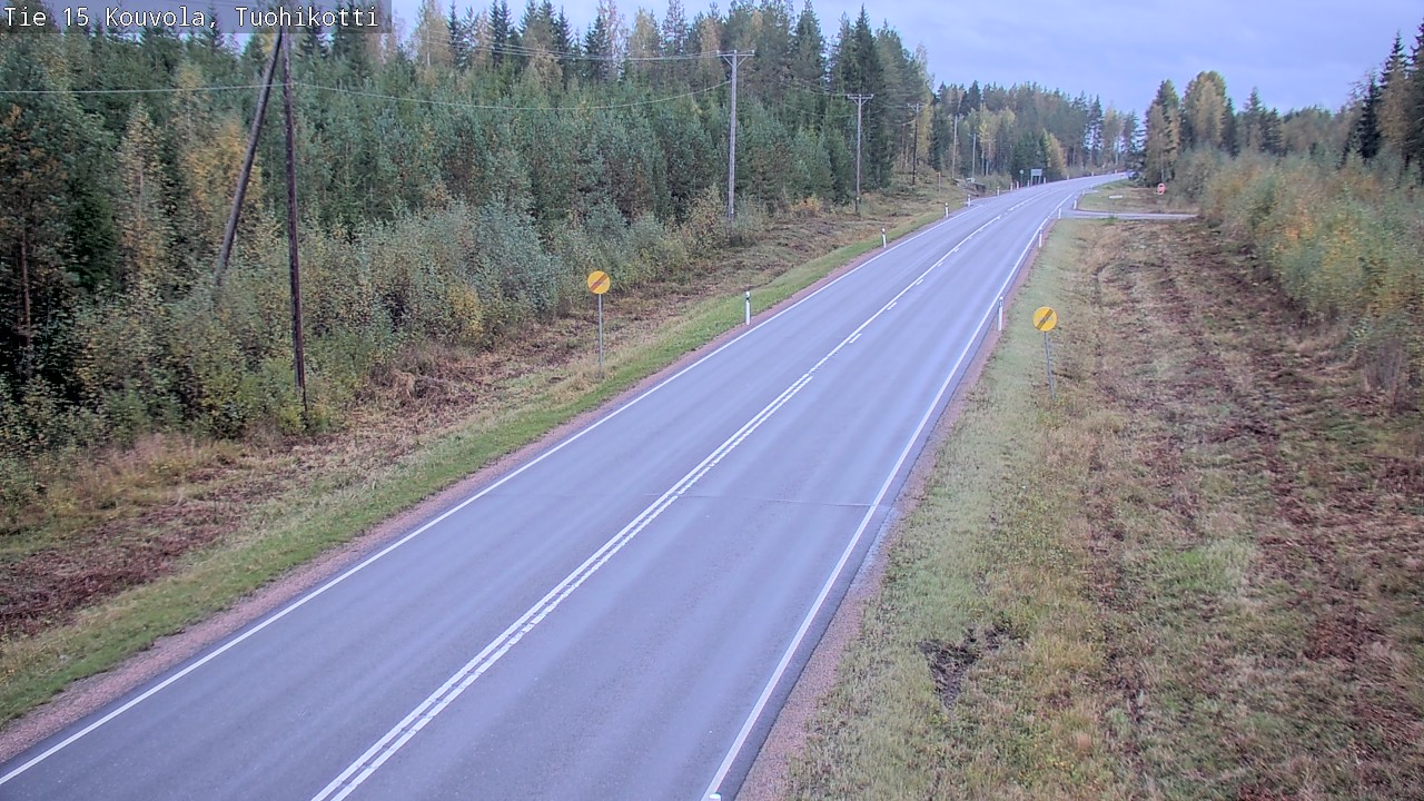 Weather Camera Image Väg 15 Kouvola, Tuohikotti, Kouvola, Kymenlaakso