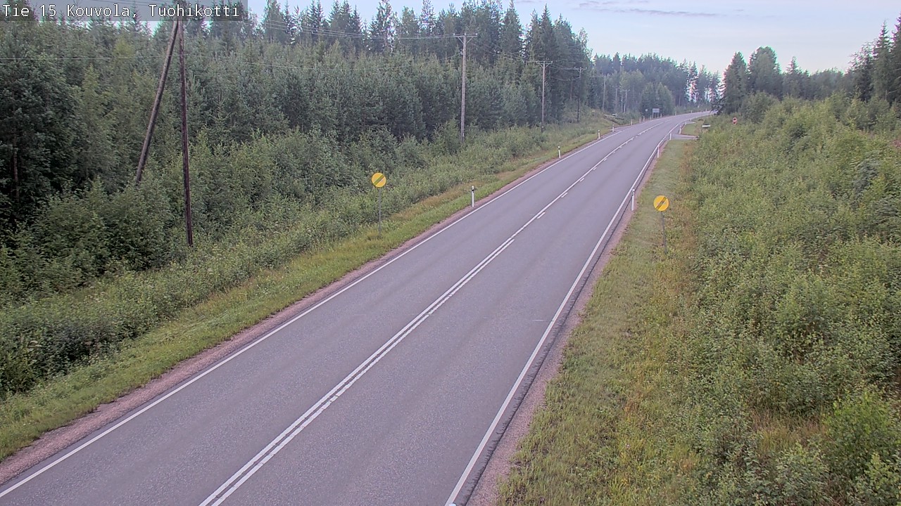 Weather Camera Image Väg 15 Kouvola, Tuohikotti, Kouvola, Kymenlaakso