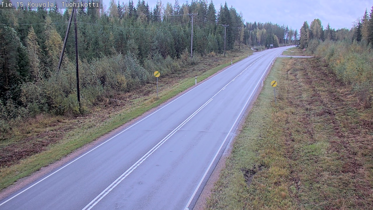 Weather Camera Image Väg 15 Kouvola, Tuohikotti, Kouvola, Kymenlaakso