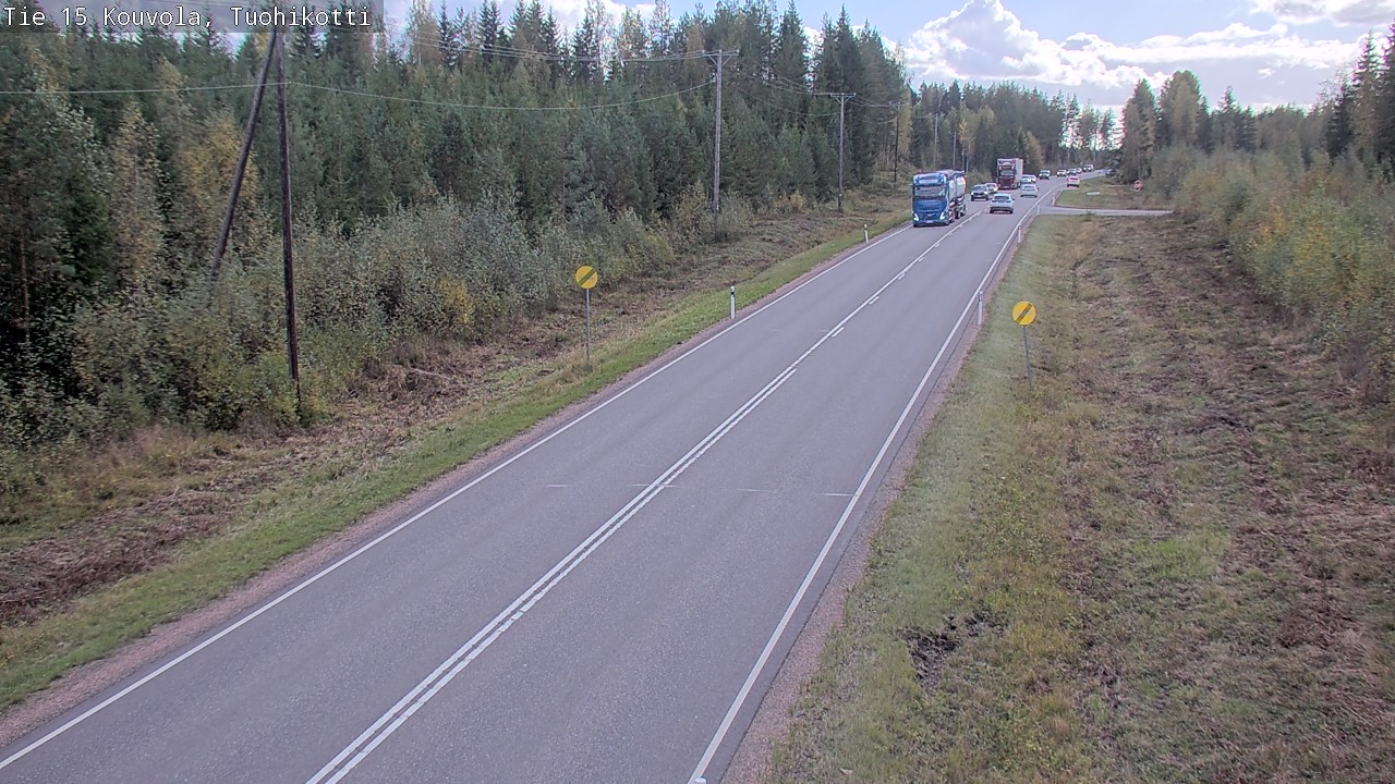 Weather Camera Image Road 15 Kouvola, Tuohikotti, Kouvola, Kymenlaakso
