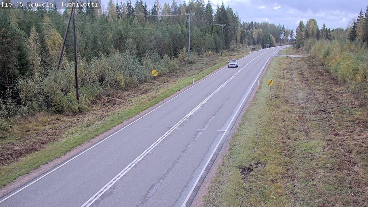Weather Camera Image Väg 15 Kouvola, Tuohikotti, Kouvola, Kymenlaakso