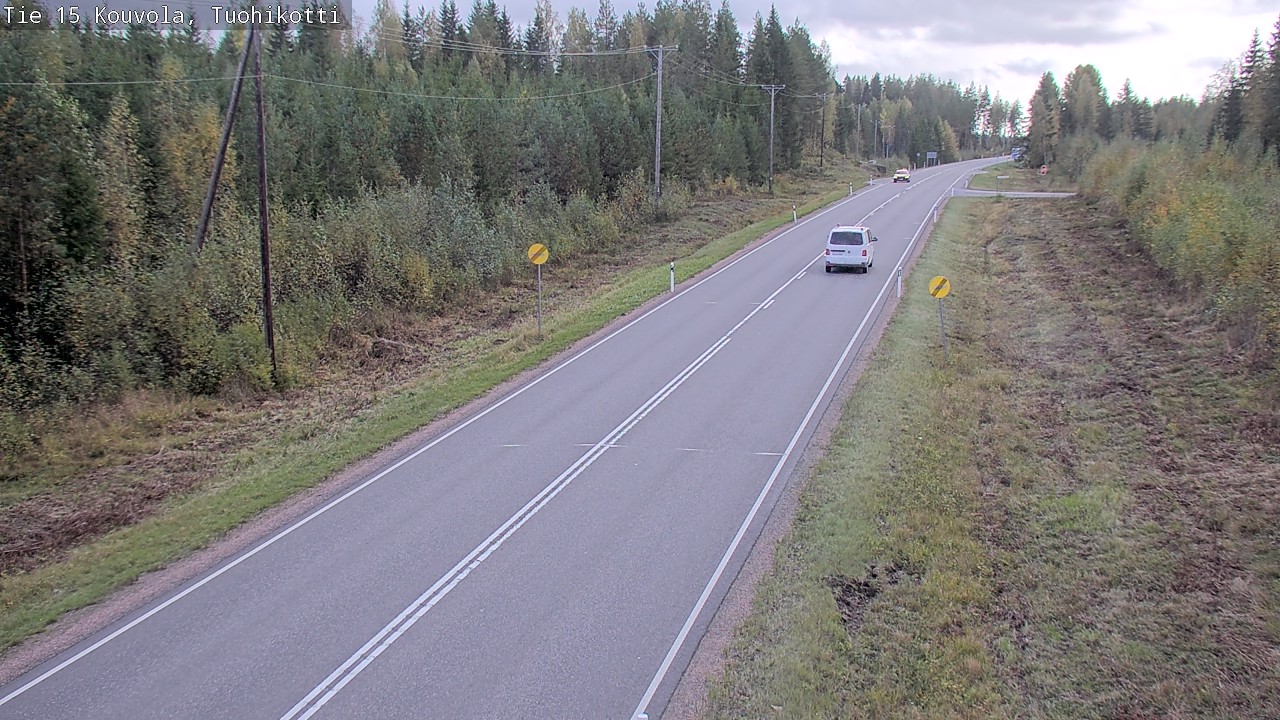 Weather Camera Image Väg 15 Kouvola, Tuohikotti, Kouvola, Kymenlaakso
