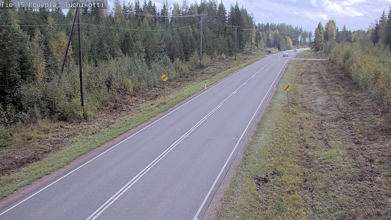 Weather Camera Image Väg 15 Kouvola, Tuohikotti, Kouvola, Kymenlaakso
