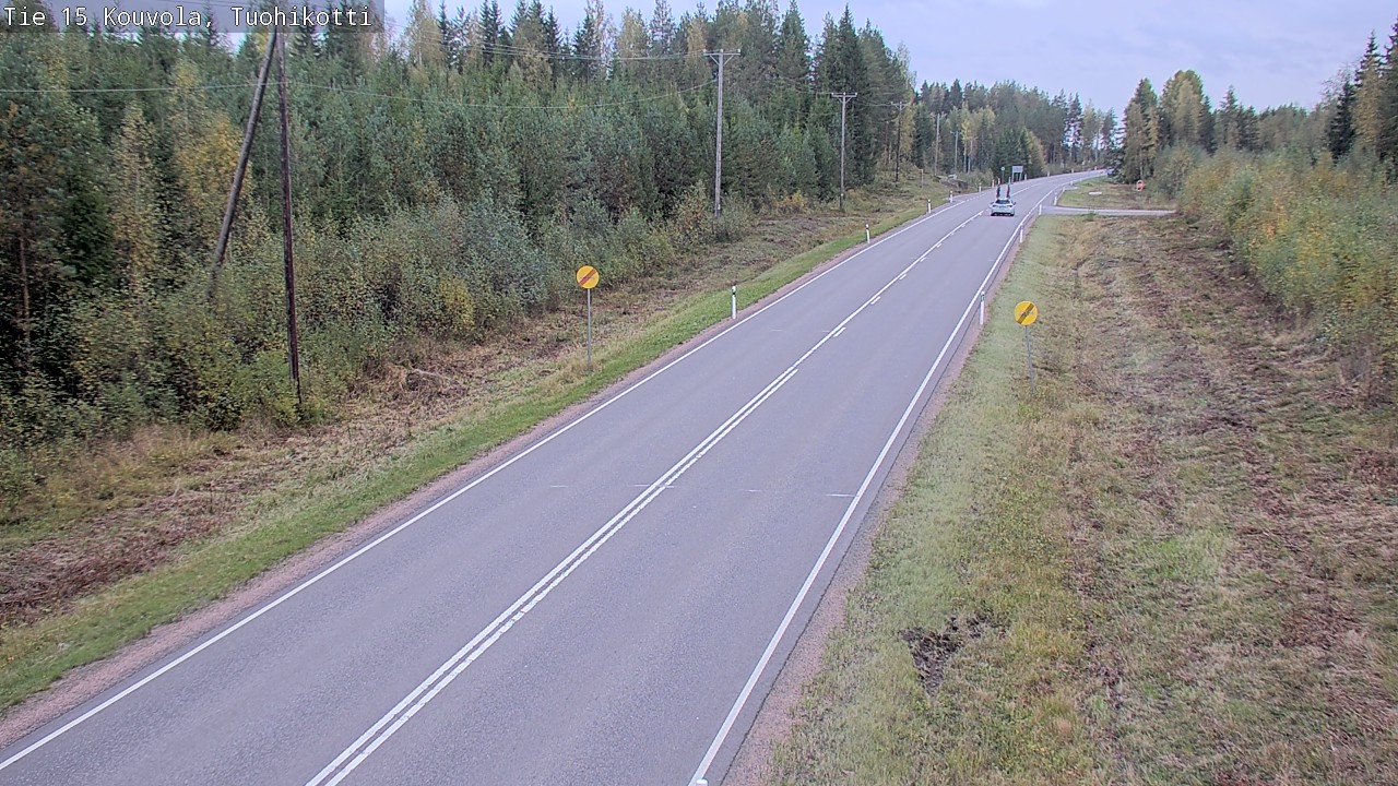 Weather Camera Image Väg 15 Kouvola, Tuohikotti, Kouvola, Kymenlaakso