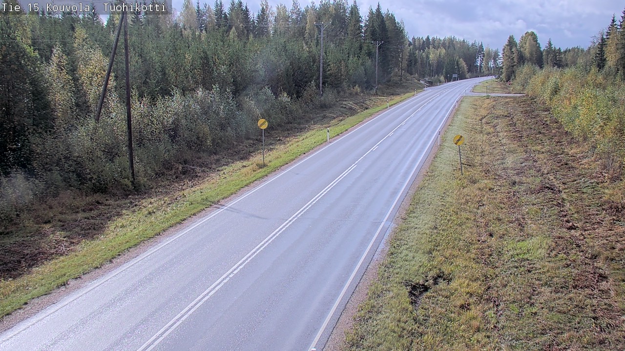 Weather Camera Image Väg 15 Kouvola, Tuohikotti, Kouvola, Kymenlaakso
