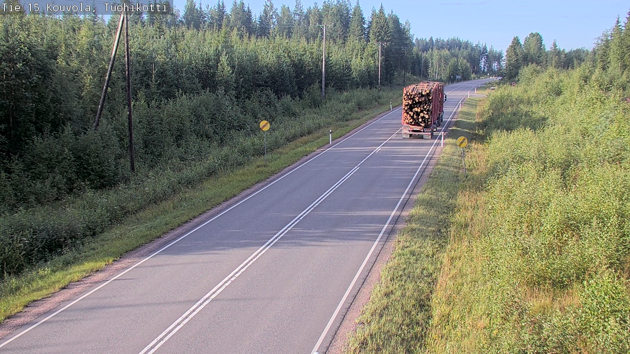 Weather Camera Image Väg 15 Kouvola, Tuohikotti, Kouvola, Kymenlaakso