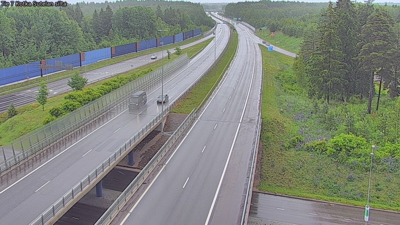 Weather Camera Image Väg 7 Kotka Sutelan silta, Kotka, Kymenlaakso