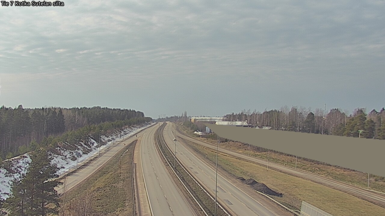 Weather Camera Image Väg 7 Kotka Sutelan silta, Kotka, Kymenlaakso