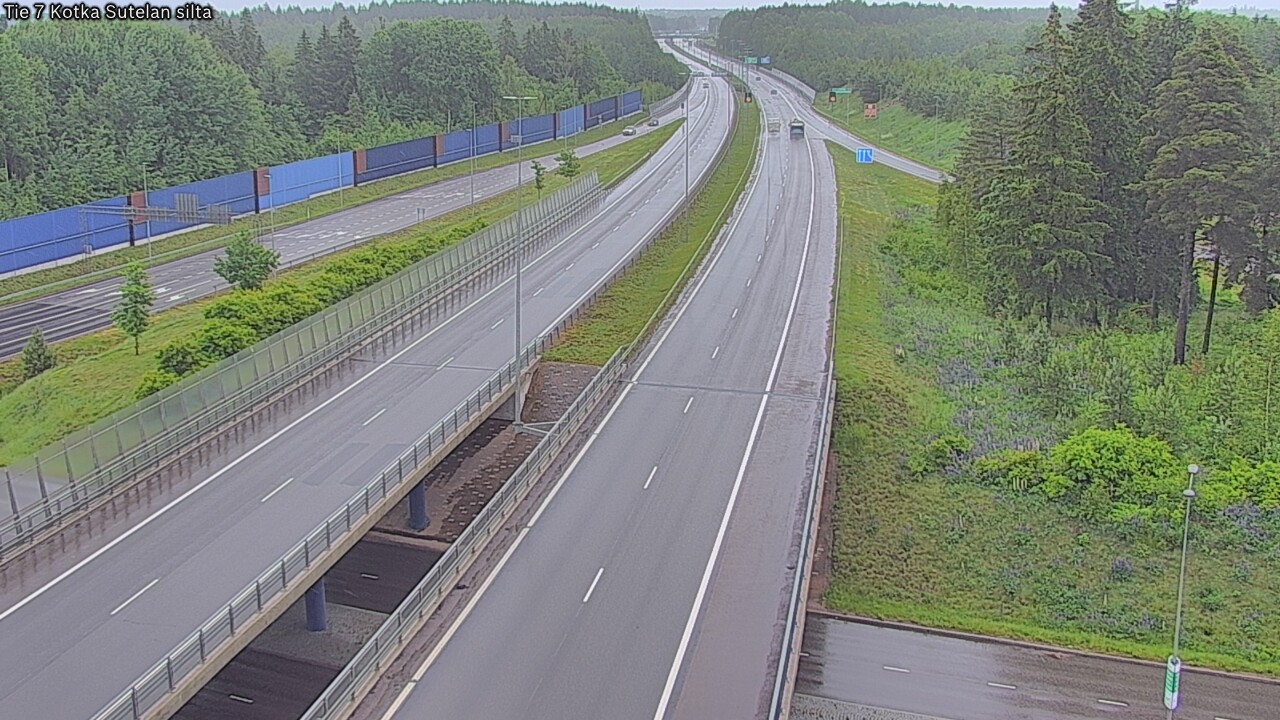 Weather Camera Image Väg 7 Kotka Sutelan silta, Kotka, Kymenlaakso