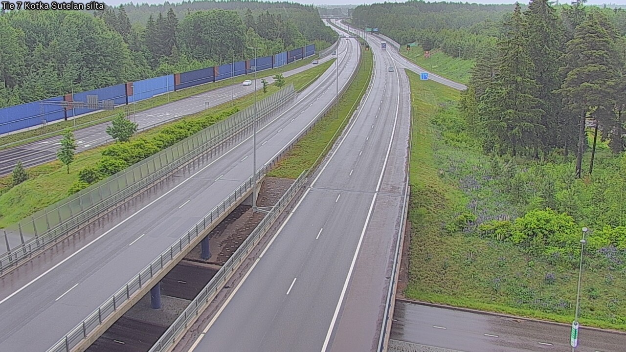 Weather Camera Image Väg 7 Kotka Sutelan silta, Kotka, Kymenlaakso