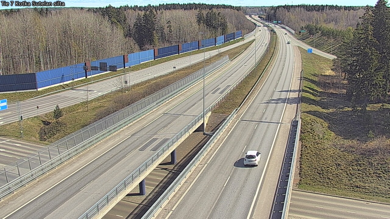Weather Camera Image Väg 7 Kotka Sutelan silta, Kotka, Kymenlaakso