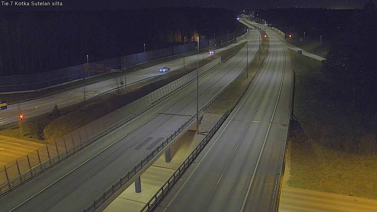 Weather Camera Image Väg 7 Kotka Sutelan silta, Kotka, Kymenlaakso
