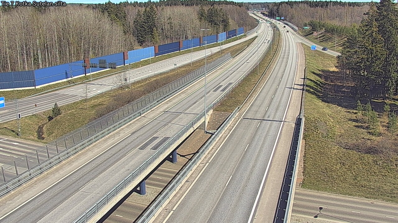 Weather Camera Image Väg 7 Kotka Sutelan silta, Kotka, Kymenlaakso